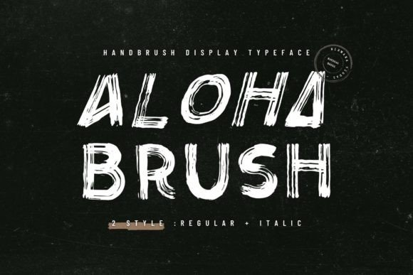 Aloha Brush: A Font for Bold and Engaging Marketing