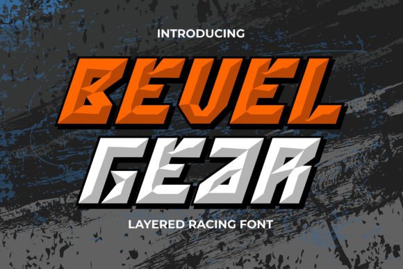 Bevel Gear: The Racing Display Font That Adds Speed and Depth