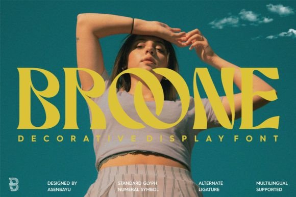 Broone Font: The Warm, Natural Display Typeface for Creators