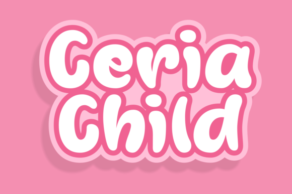 Ceria Child: A Font Built for Friendly Editorial Pages