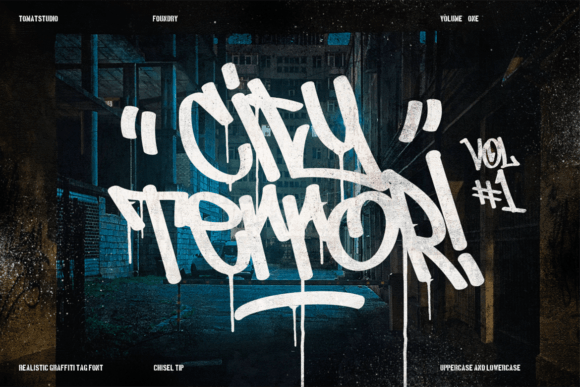 City Terror Font and the Art of Editorial Atmosphere