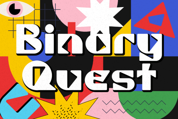 Crafting Nostalgic Products with Binary Quest Font