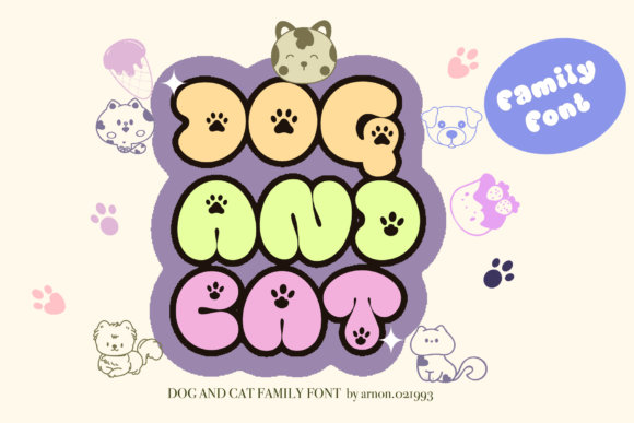 Dog and Cat Font: Adding Playful Character to Editorial Design