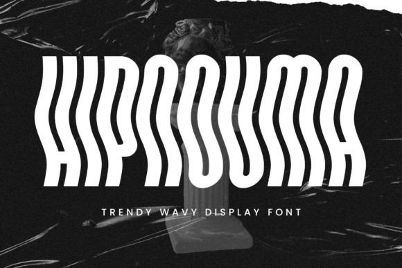 Hipnouma: A Wavy Display Font for Unique Small Business Branding