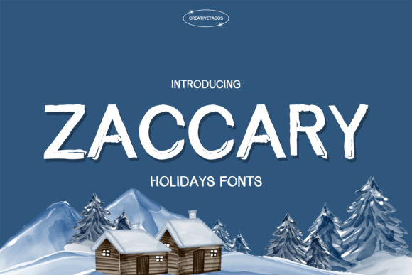 Introducing Zaccary: A Modern, Textured Font for Editorial Projects