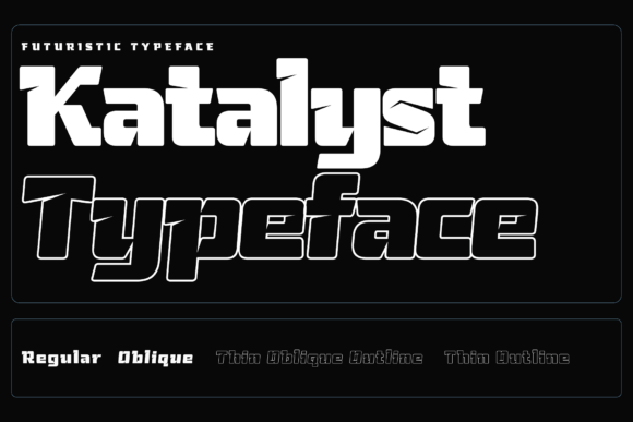 Katalyst: A Display Font Built for Digital Momentum