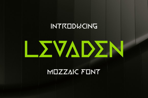 Levaden: A Display Font for Editorial Impact