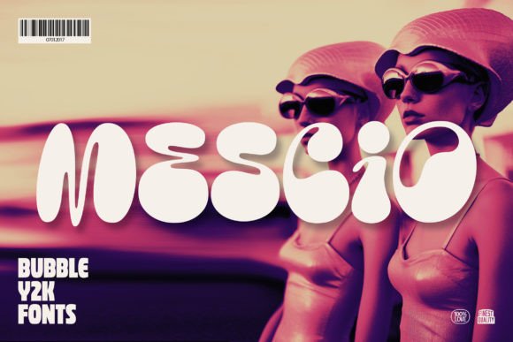 Mescio: A Bubble Display Font for Editorial Playfulness