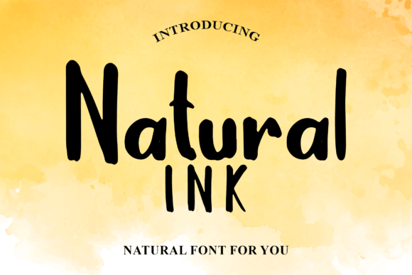 Natural Ink: The Display Font for Clear Campaign Messaging