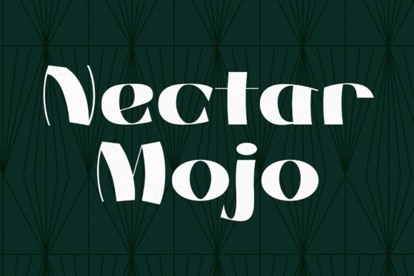 Nectar Mojo: An Art Deco Font for Editorial Design