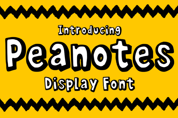 Peanotes Font: A Cartoon-Inspired Typeface for Your Creative Projects