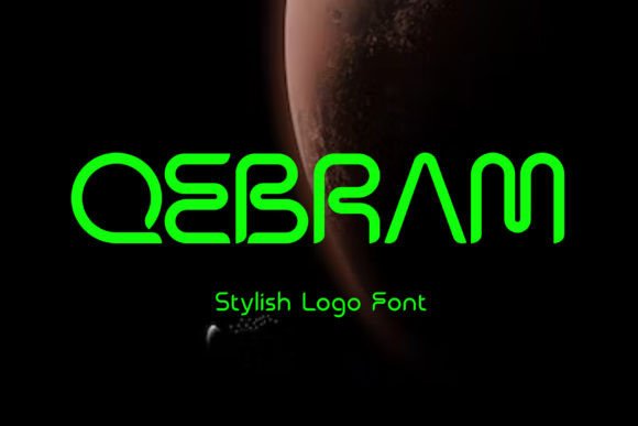 Qebram: A Sci-Fi Display Font for Modern Marketing