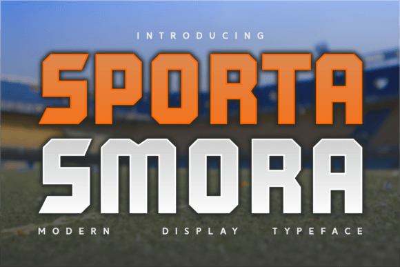 Sporta Smora: A Display Typeface That Brings Editorial Energy