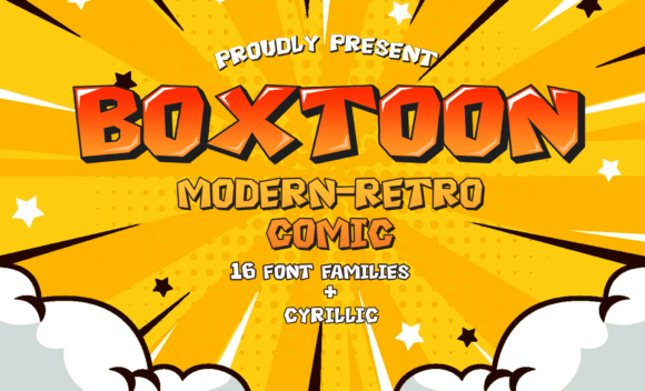 Testing the Boxtoon Font in a Real Branding Project