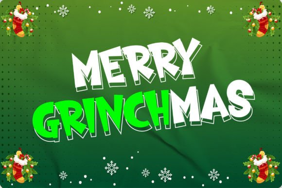 The Grinch Mas: A Festive Display Font for Editorial Personality