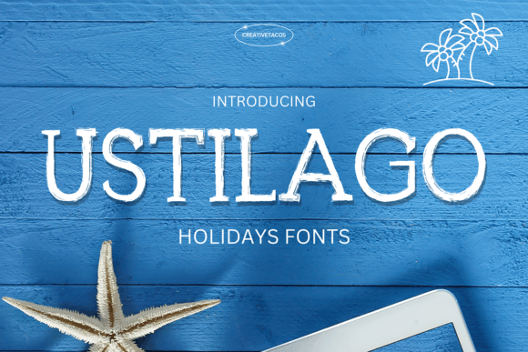 Ustilago: A Versatile Texture Font for Brand Identity Projects