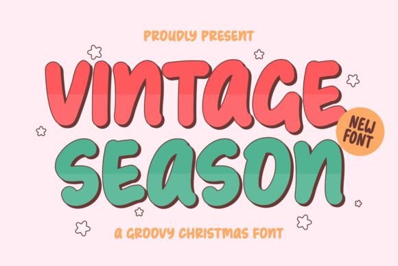 Vintage Season Font: A Retro Twist for Editorial Joy