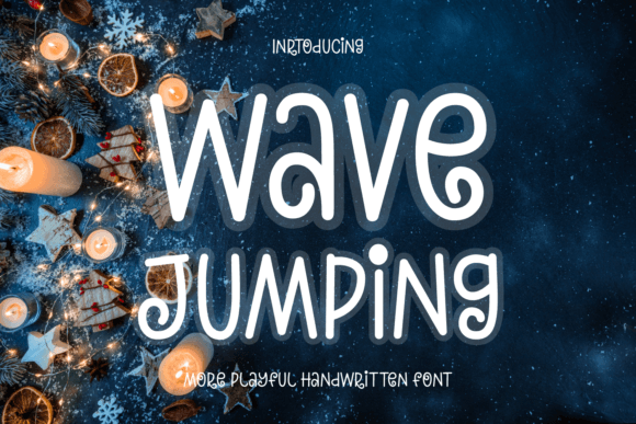 Wave Jumping: A Font That Feels Like a Thoughtful Scribble